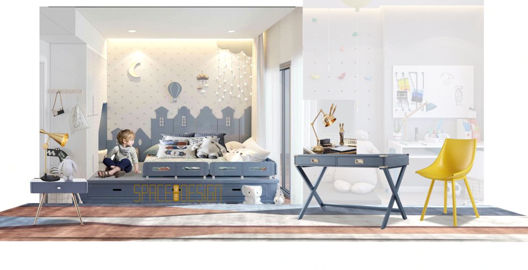 『黛壹软装』男孩房里的玩心与童趣