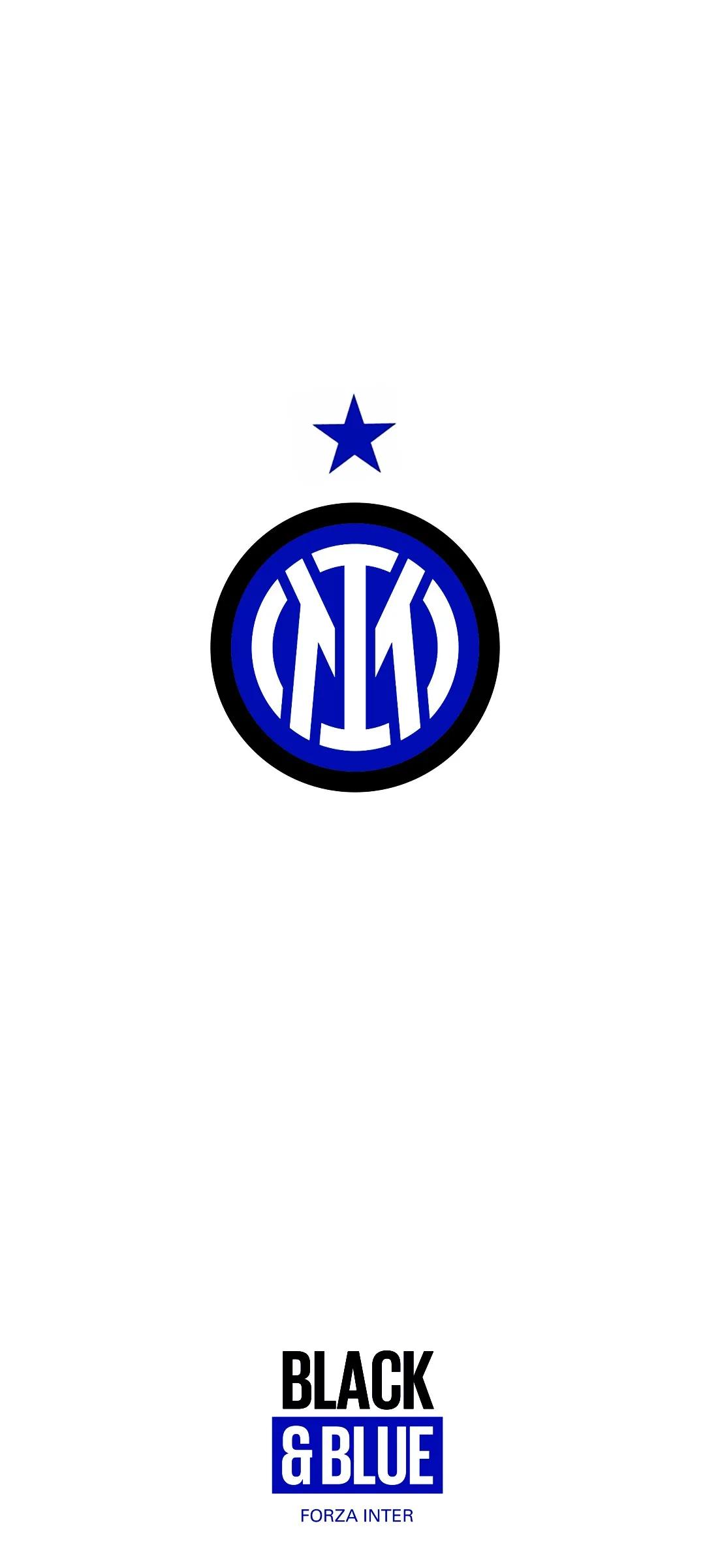 国际米兰队徽手机高清壁纸,国际米兰新队徽原创壁纸