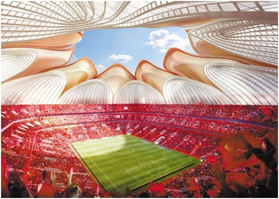 广州番禺足球场什么时候完工,广州番禺钟村恒大足球场