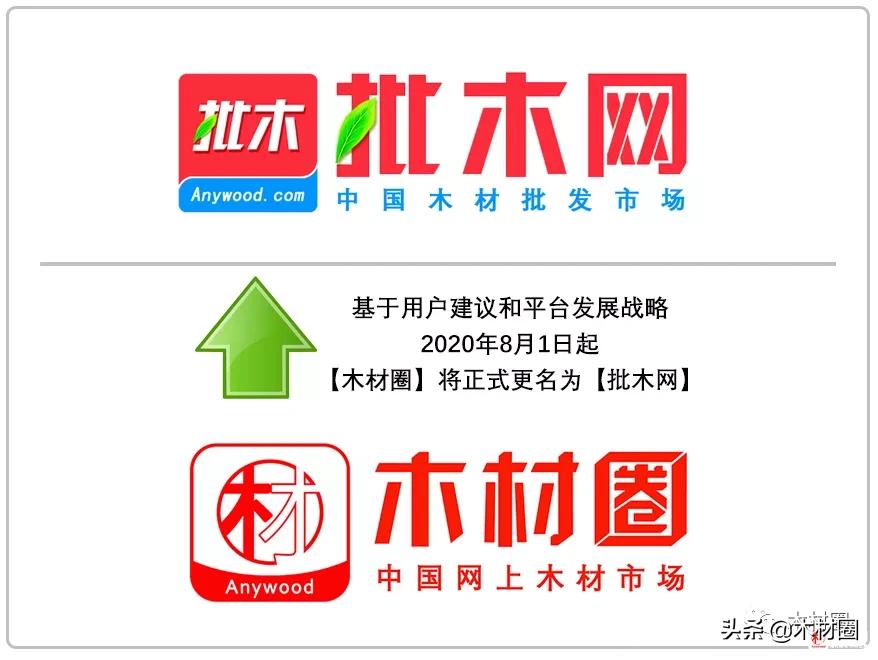 风云再起！木材圈即将更名批木网，正式发力在线批发交易