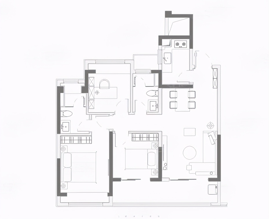 新希望锦麟芳华2房138平出售,苏州园区锦麟芳华