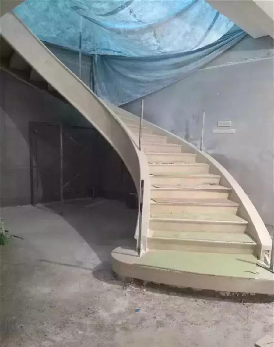 旋转楼梯的石材做法大全,石材旋转楼梯施工图解