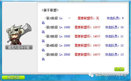 冒险岛联盟系统,冒险岛联盟有什么用