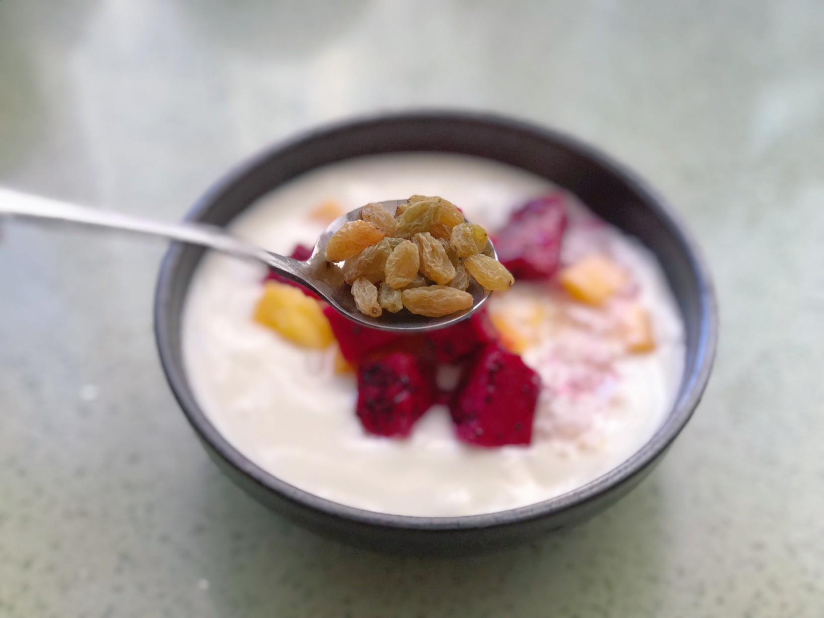 杂果酸奶西米露，爽滑筋道，清凉可口，成本5元做出20元的甜品