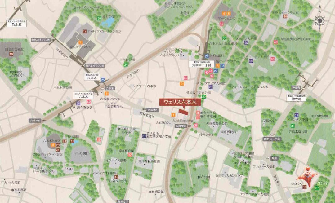 坐拥六本木都市核心，尽享时尚便利生活