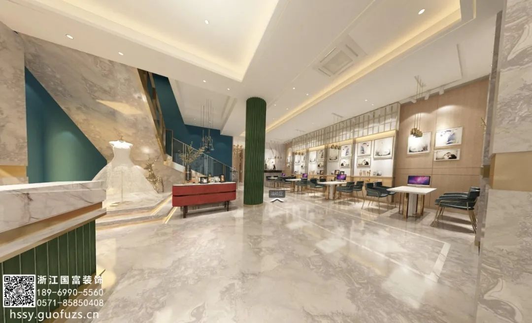 轻奢婚纱店装修设计方案,轻奢婚纱店装修费用