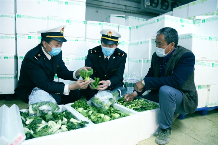 文明服务不打烊!千吨蔬菜走惠州海关“绿色通道”出口