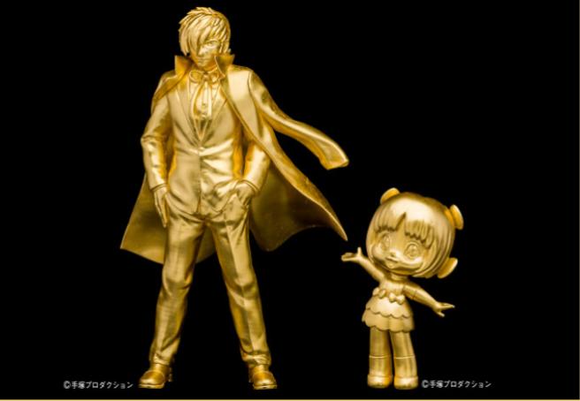 黄金十二宫纯金手办,日本纯金手办