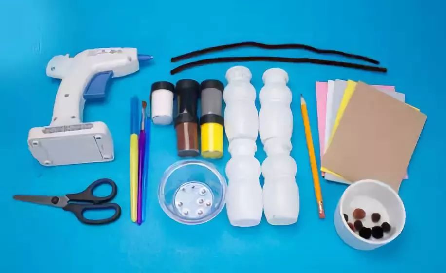 幼儿园元旦手工制作酸奶瓶,玻璃酸奶瓶子创意手工制作