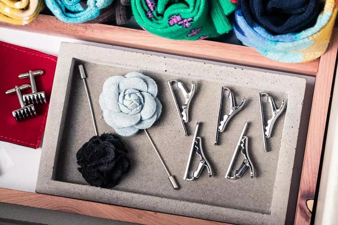 这么多能让领带“安稳”的小配件,你入坑了吗?