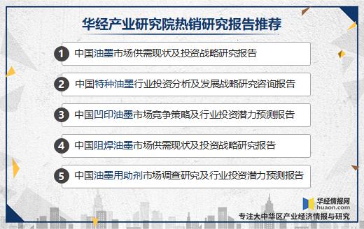 2020年中国油墨行业市场现状，UV油墨优势明显，前景广阔