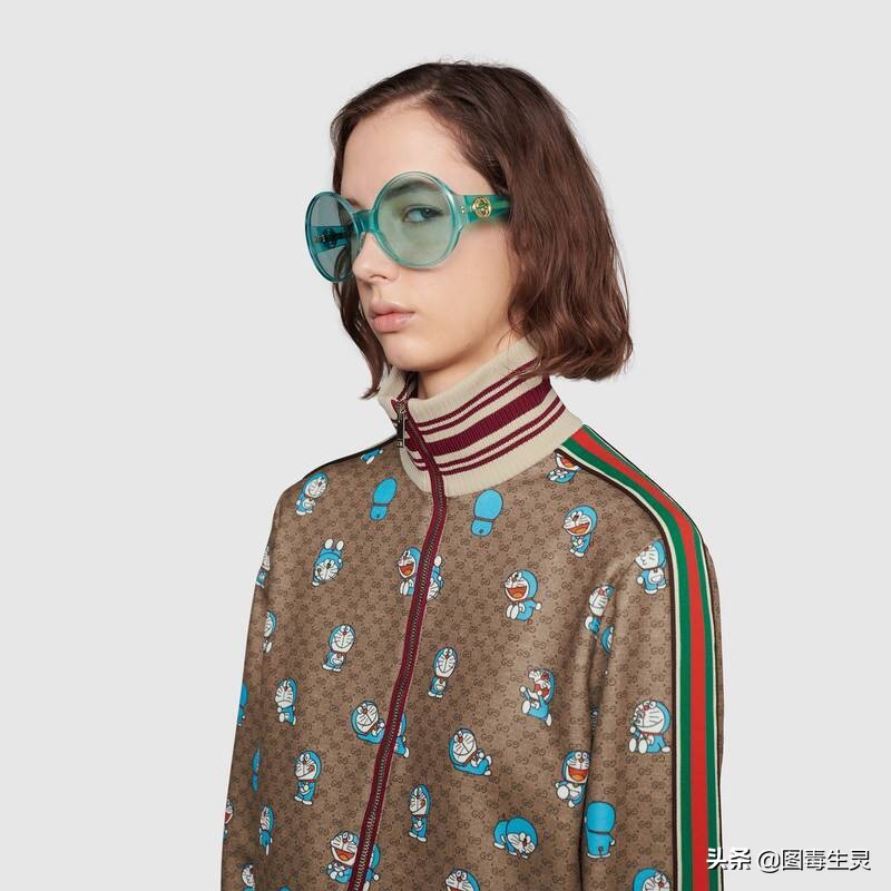 蓝胖子哆啦a梦的图片,哆啦a梦古驰联名蓝胖子