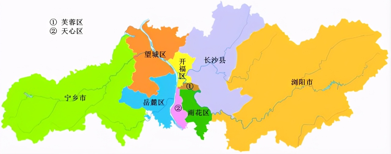 从一些角度看到长沙的样子,长沙县与长沙市有哪些区别