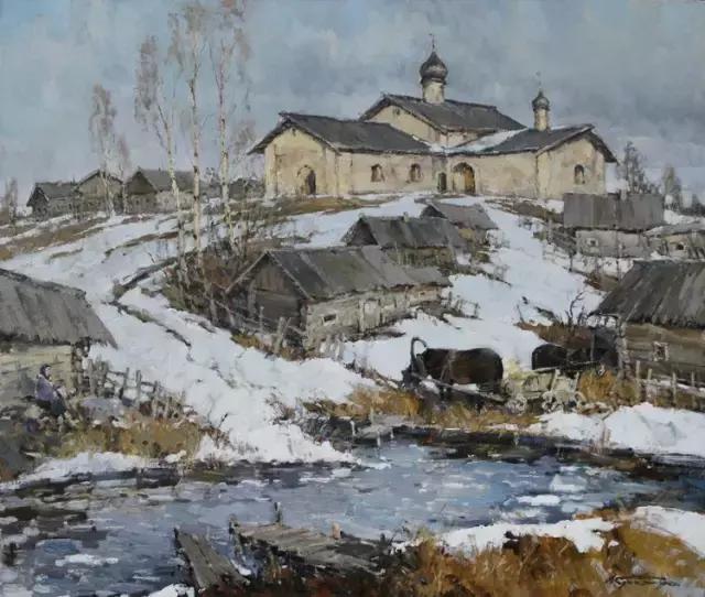 100张油画风景欣赏每一张都是顶配,100张风景油画初学者临摹