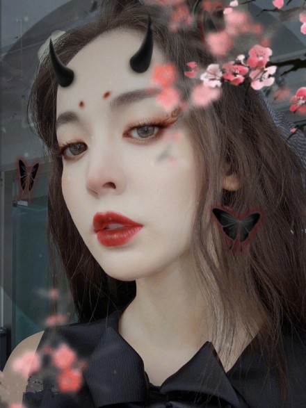 古力娜扎大额头妆容,古力娜扎万圣节