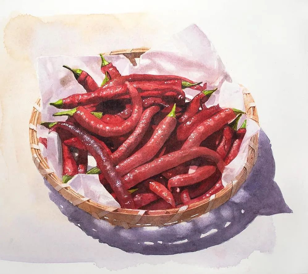 水彩大师笔下的花卉,简单唯美的水彩花卉