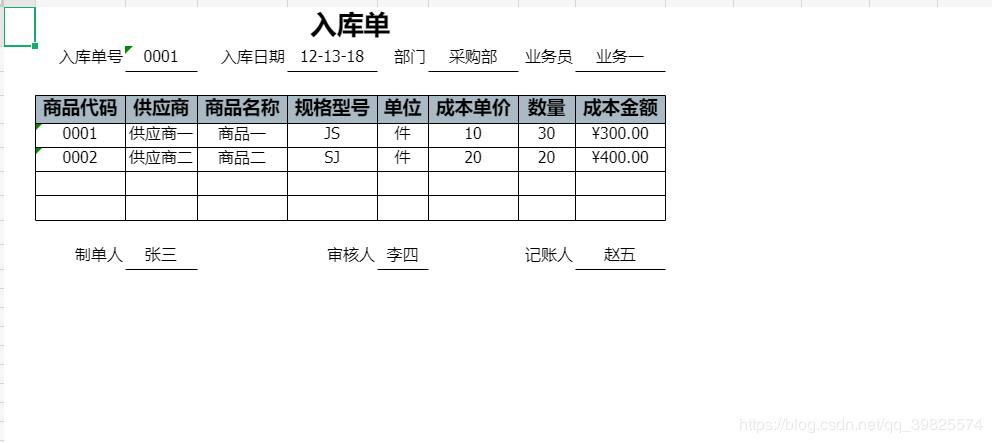 excel仓库进销存模板,进销存excel表格图片