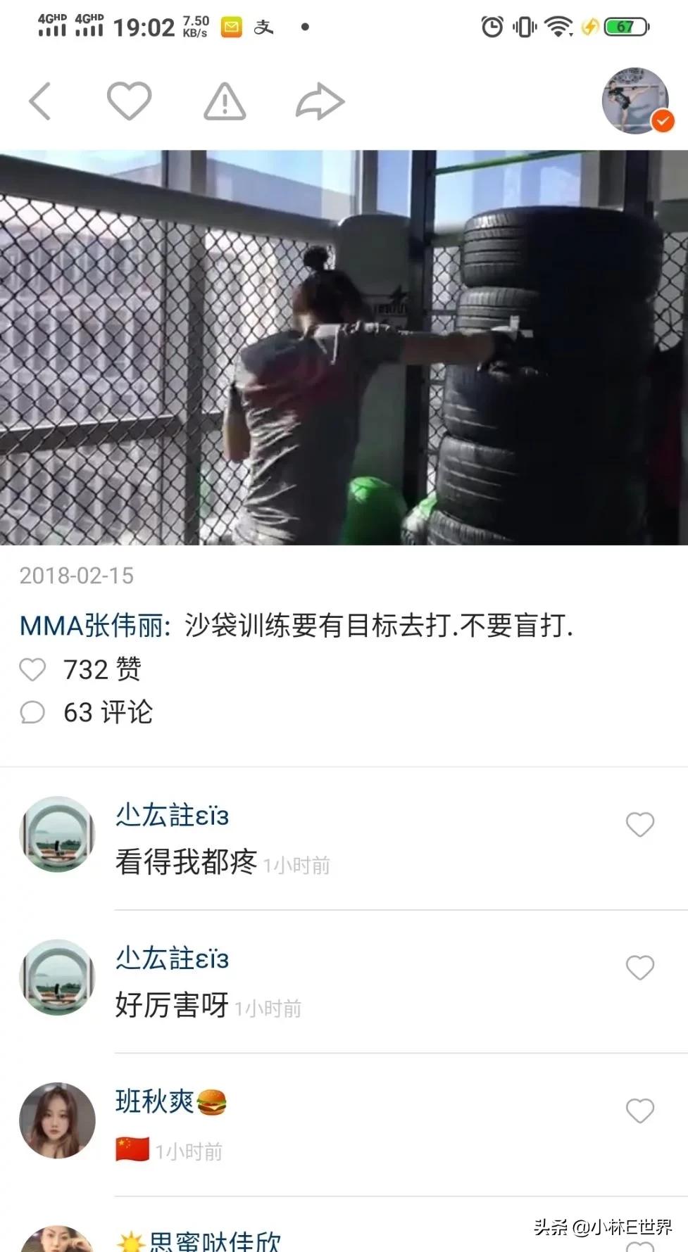 张伟丽吃冰激凌,张伟丽和网红格斗