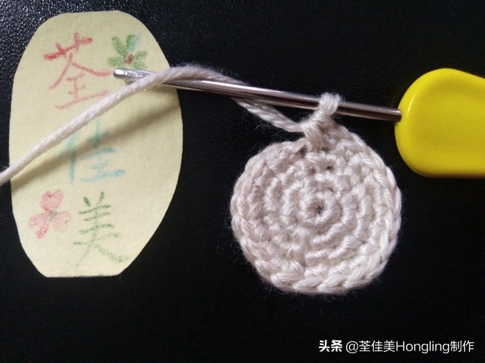 马蹄莲花的钩织教程,马蹄莲宽叶子的钩织教程