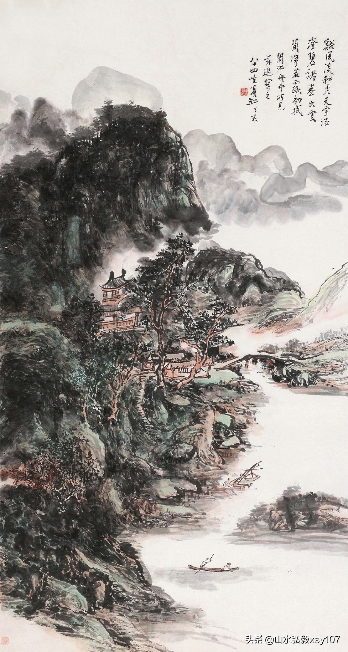 中国山水画为什么会水墨晕染,山水画为什么留白