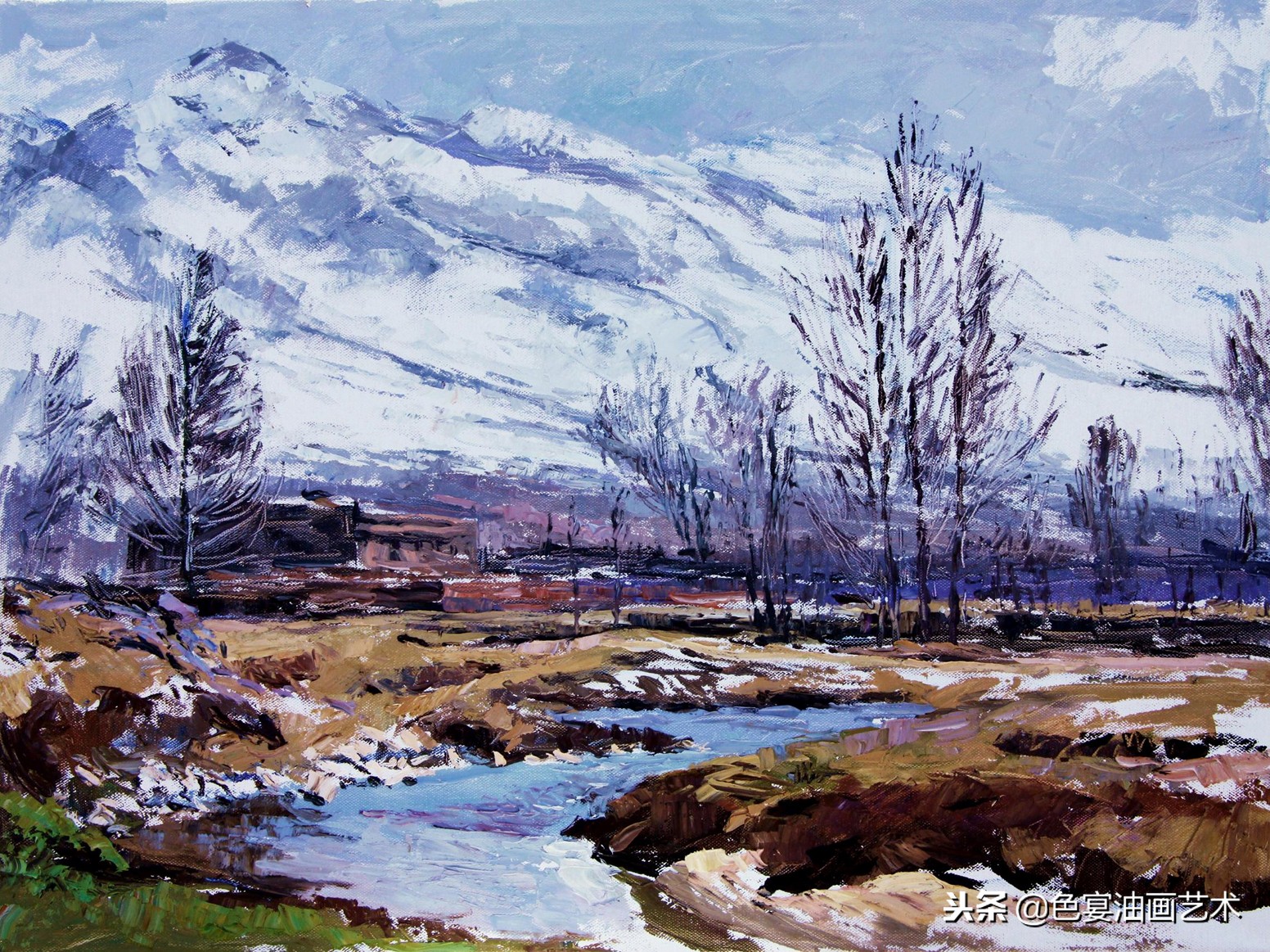 俄罗斯油画大师风景油画教程视频,油画大师油画风景创作教学视频