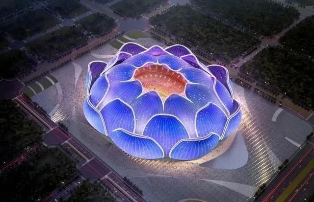 恒大足球场会重新设计吗,恒大莲花式足球场