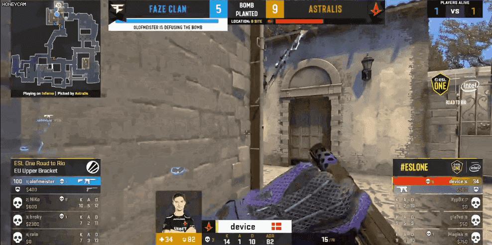 fazevsmouz现在比分,faze对阵a队