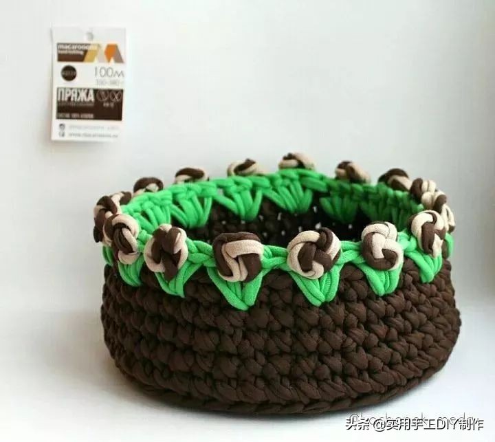 手工用绳子编织篮子简单又好看,怎样手工编篮子