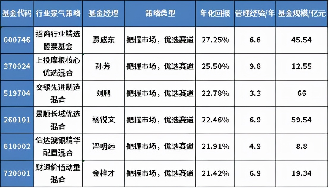 十年最佳收益的基金排名,基金年化收益率20%的稳定投资