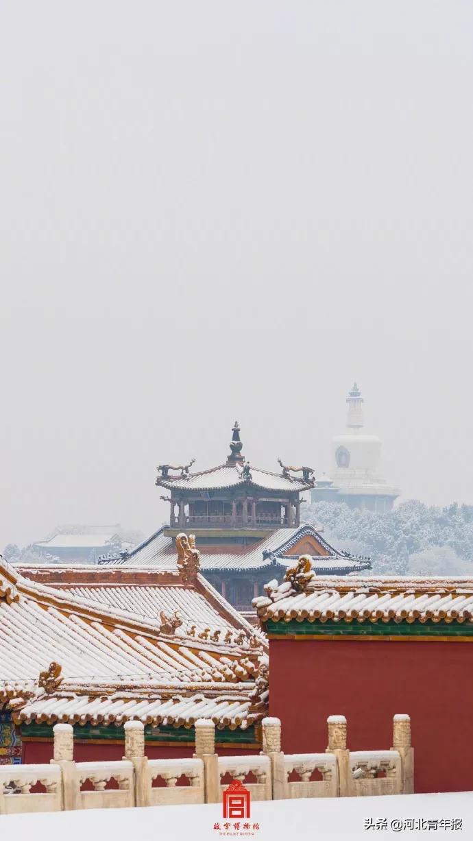 故宫官宣最新雪景，张张美得惊人！“新掌门”竟是来自敦煌的“扫地僧”