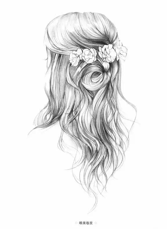 怎样才能画出最漂亮的头发,怎样可以画出简单的头发