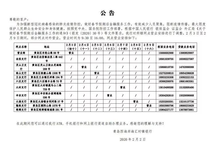 青岛广州路邮政银行营业时间,青岛渤海银行营业厅营业时间