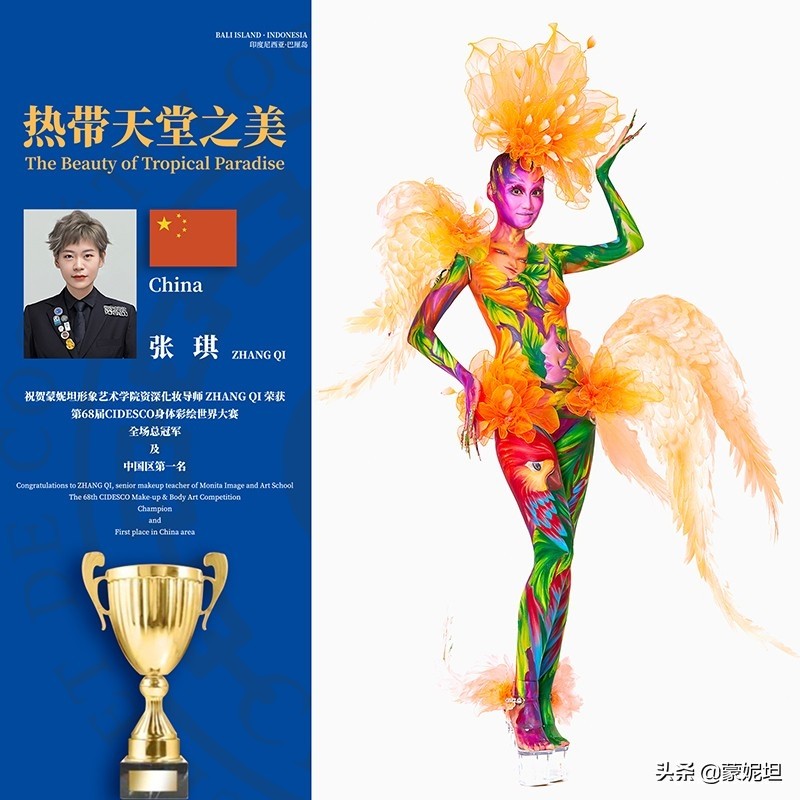 祝贺CIDESCO中国区囊获第68届CIDESCO世界身体彩绘大赛六项大奖