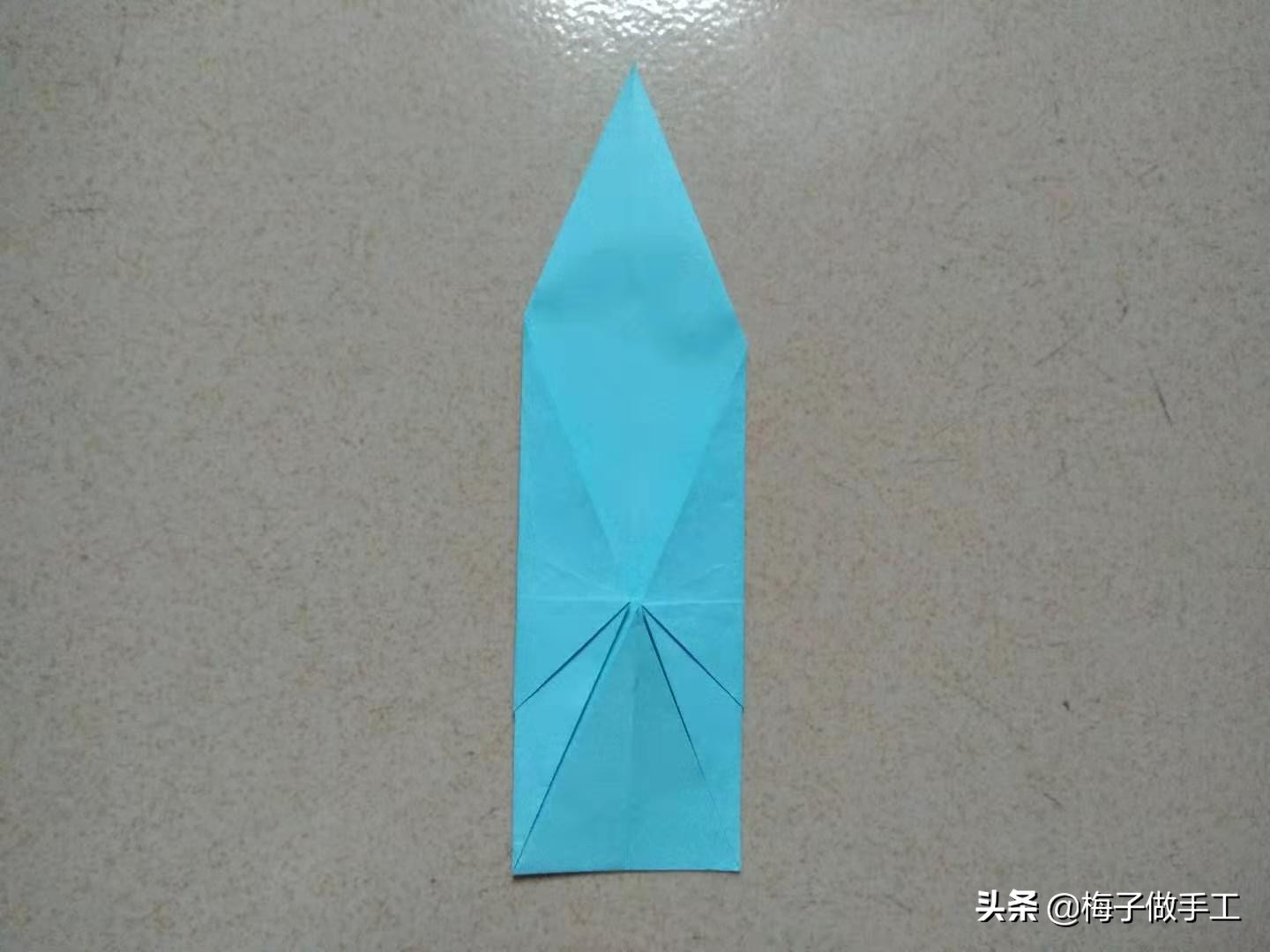 儿童手工折纸简单3-5岁宝剑,儿童手工折纸宝剑简单版慢教程