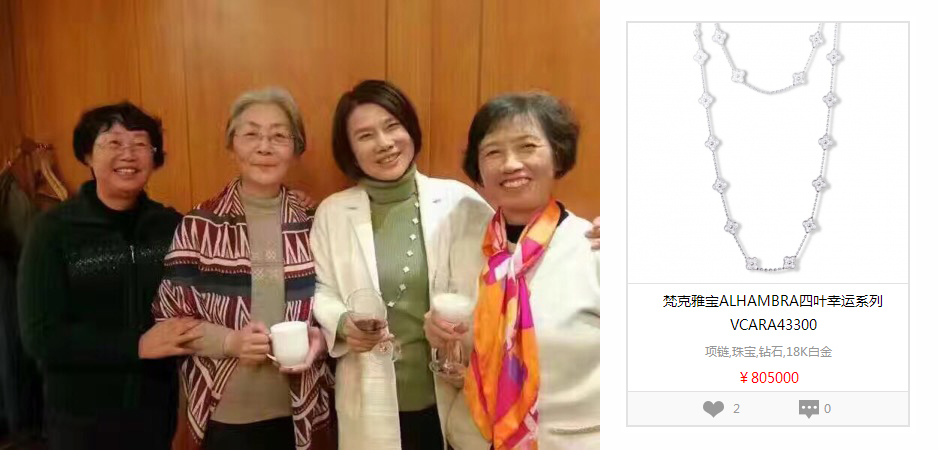 绿松石项链刘嘉玲,梵克雅宝四叶草项链春晚