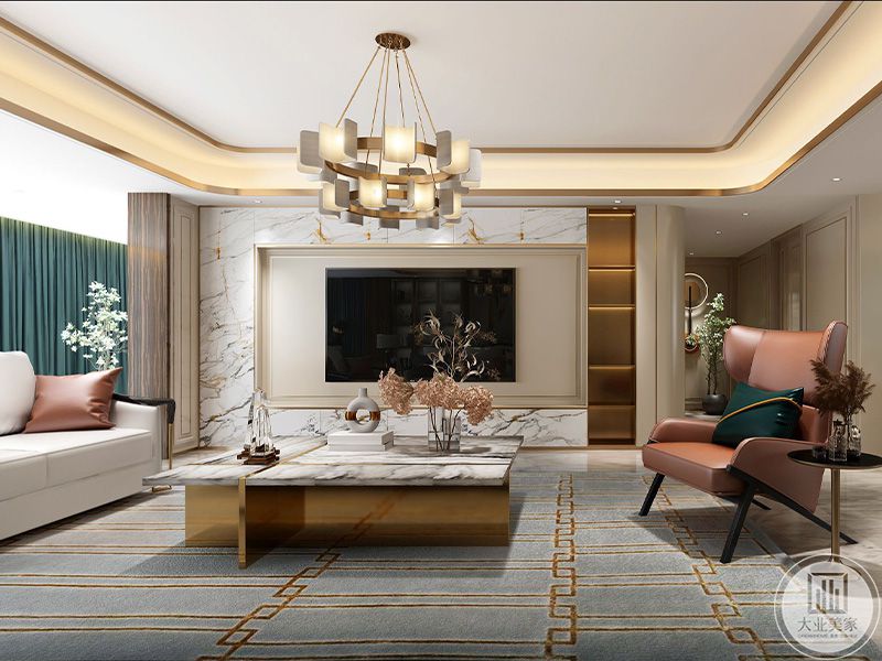 客厅中间较空用什么装饰一下较好,客厅大怎么装修布置好看