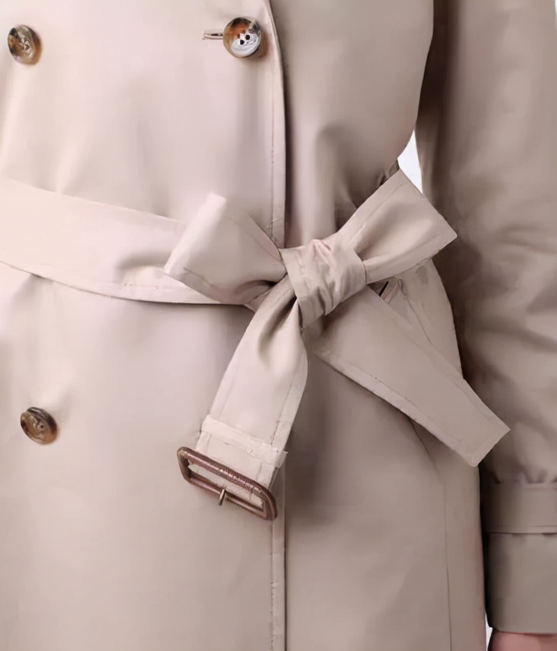 风衣腰带前面怎么绑最好看,怎么绑风衣后腰带