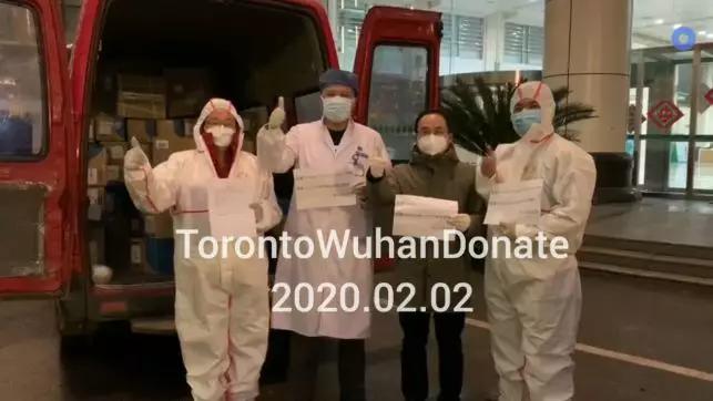 鼓舞人心！多伦多华人支援武汉的医疗物资，已交给协和医院