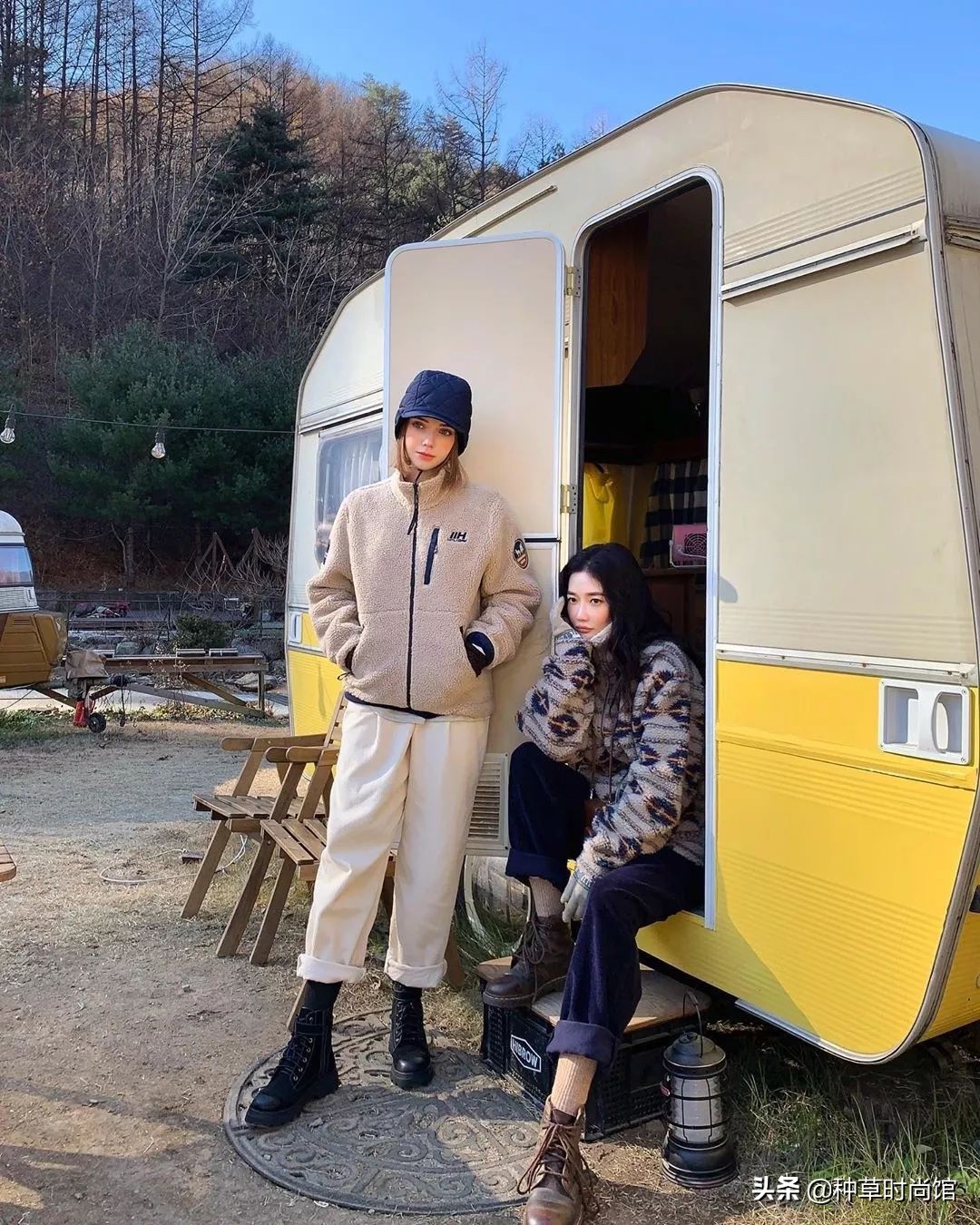 夹克直筒裤,夹克直筒裤穿搭