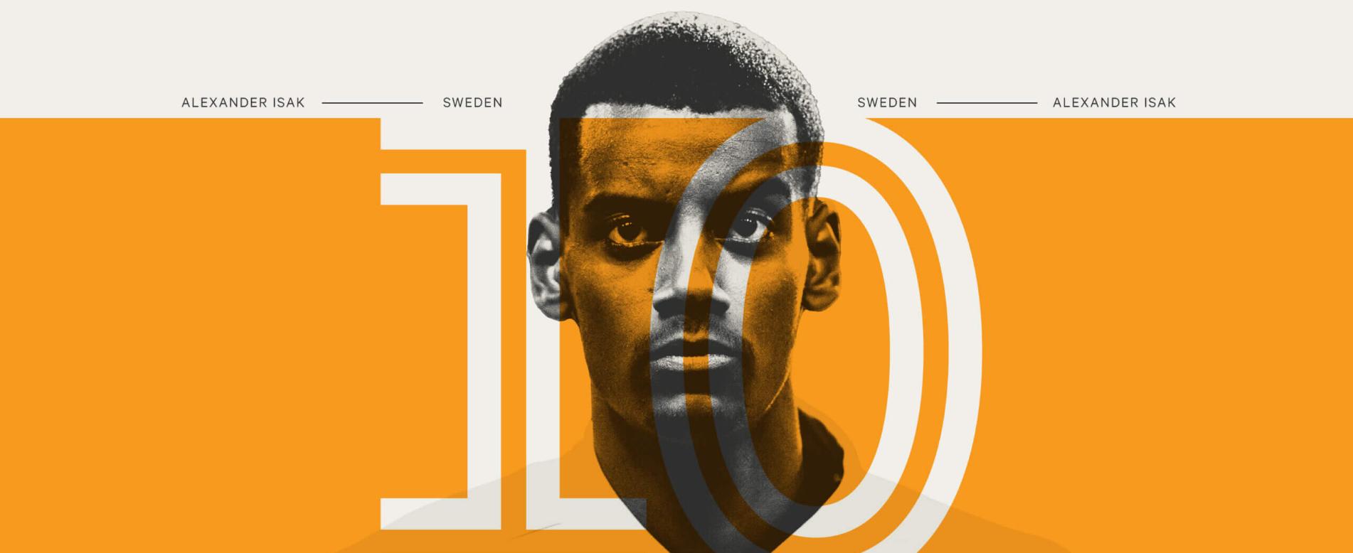 欧洲杯十球星之伊萨克-瑞典新星中锋伊布最佳接班人？