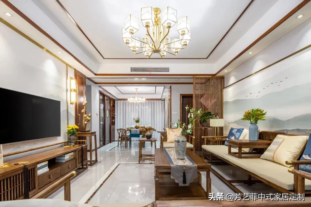 新中式家具简单大气图,新中式家具秀气