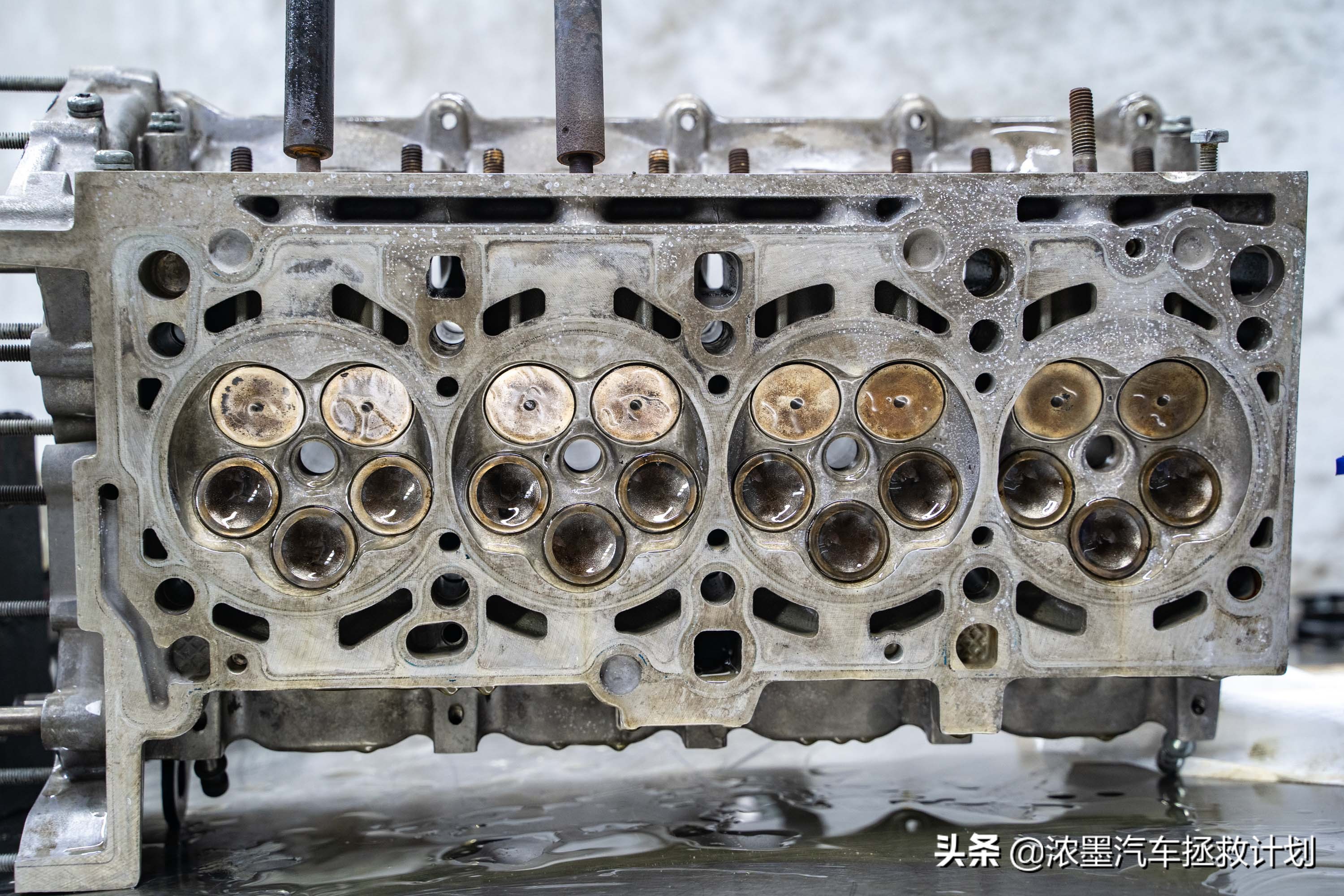 奥迪a6发动机大修全过程,翻新奥迪a6大修发动机