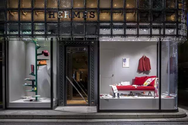 2016年成都爱马仕橱窗,爱马仕东京银座橱窗设计