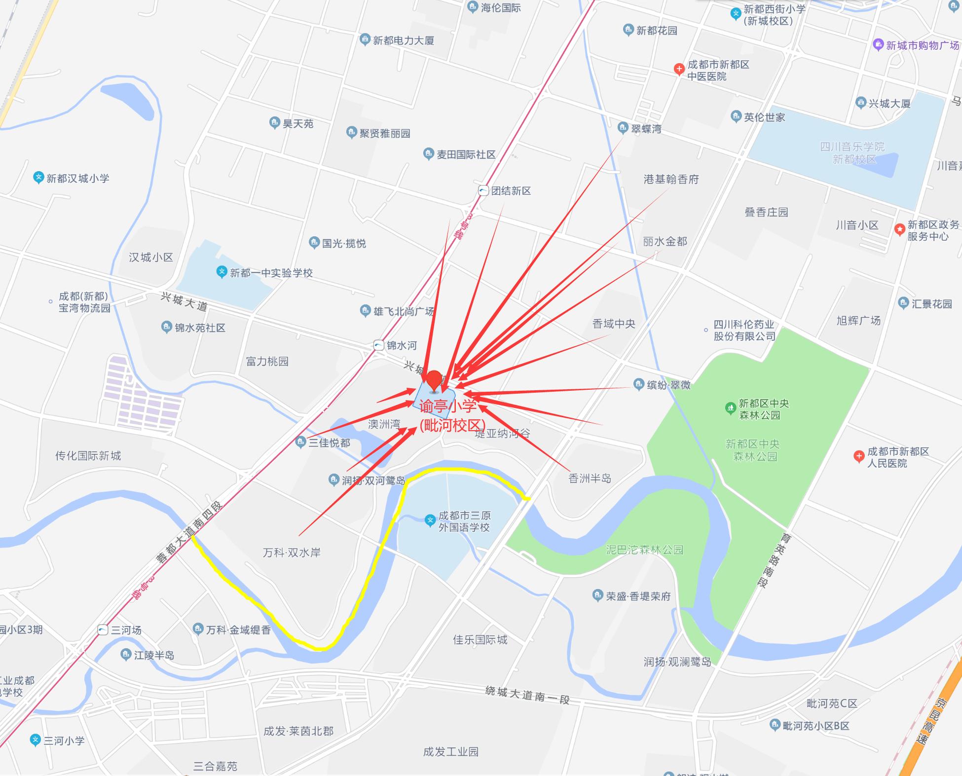 新都区2021年小学划片,2020新都街道小学划片区