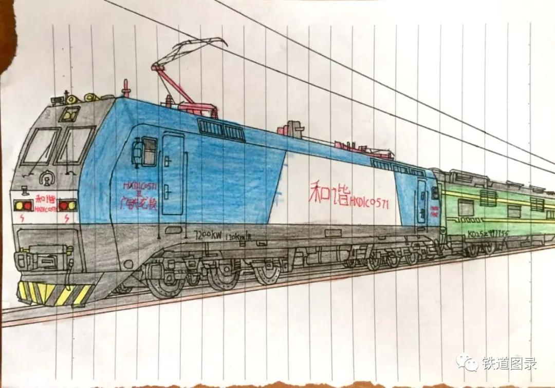 铁路人文：手绘火车