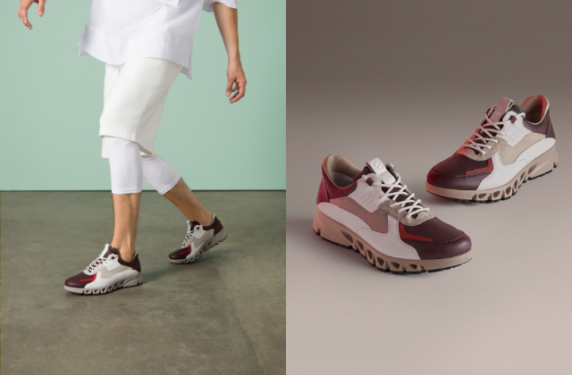 复古ECCO春夏跑鞋值得上脚，大玩拼接元素，撞出新潮流