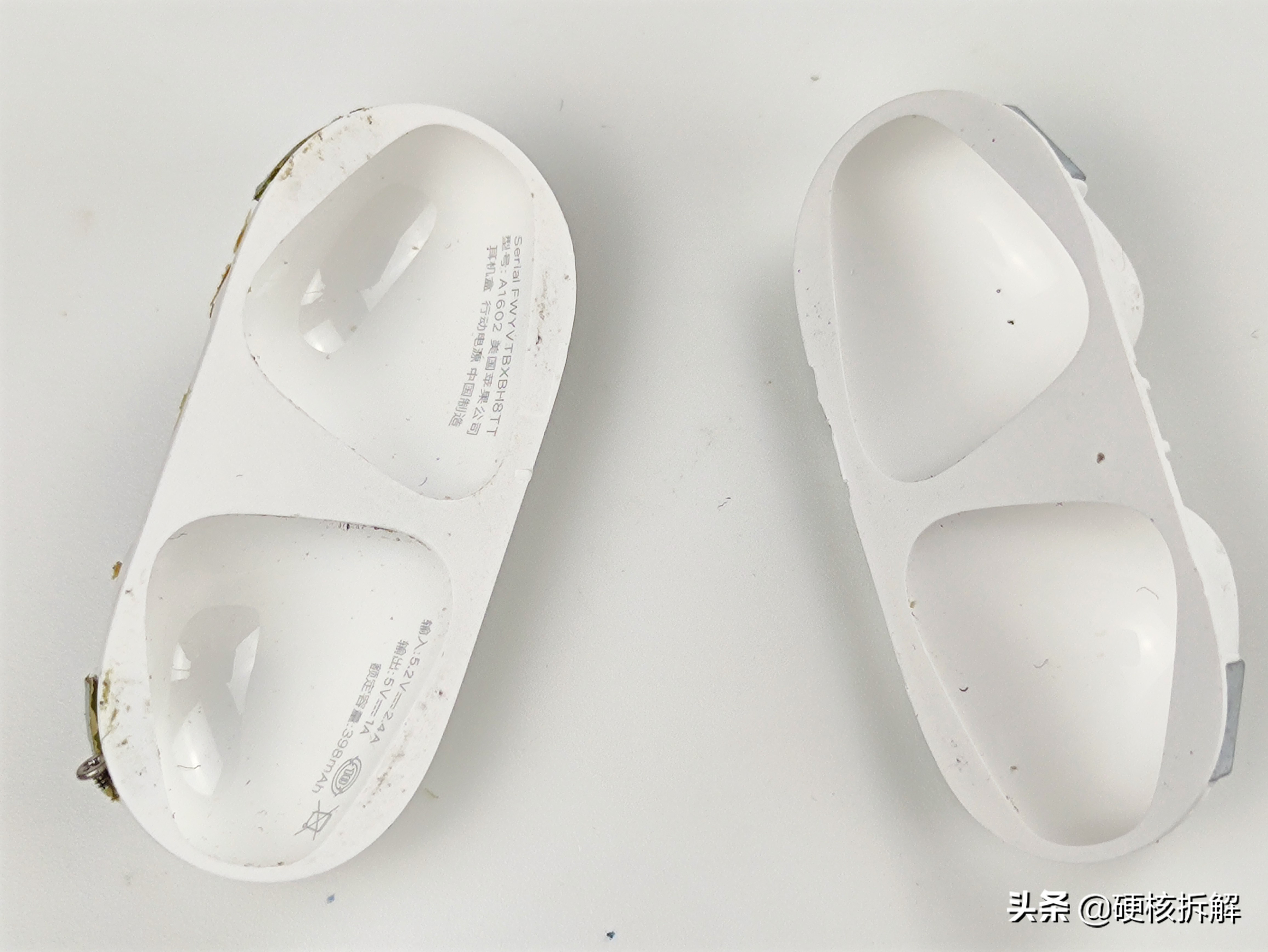 拆解苹果airpods和华强北airpods,拆解airpods耳机喇叭