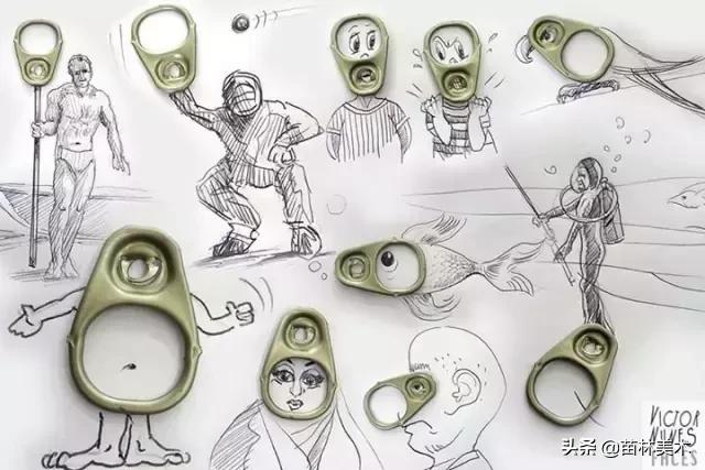 100种插画创意方法,好看的小插画铅笔