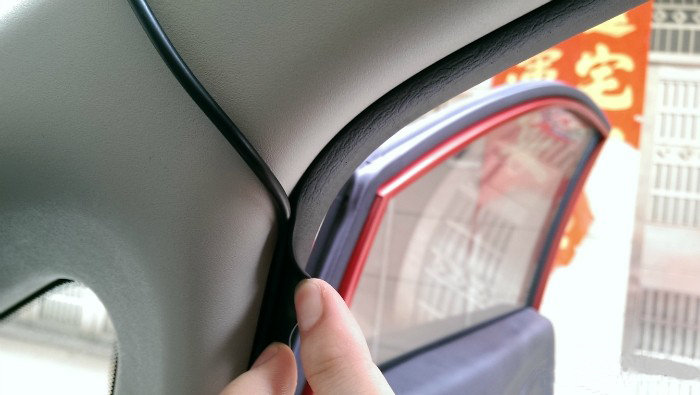 启辰安装圆盾AI智能视频后视镜安装作业，透雨透雾防眩目