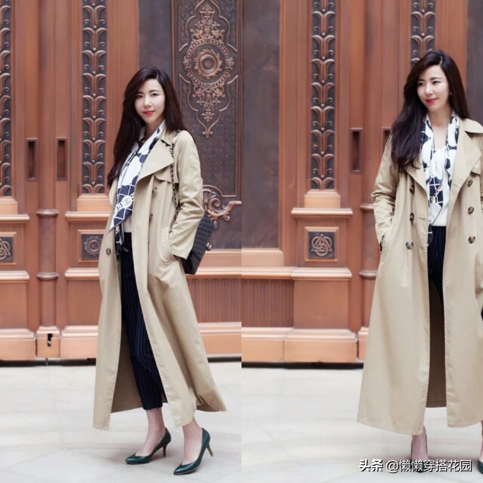 衬衣搭丝巾怎么穿出高级感,大丝巾搭配毛衣的方法穿出高级感